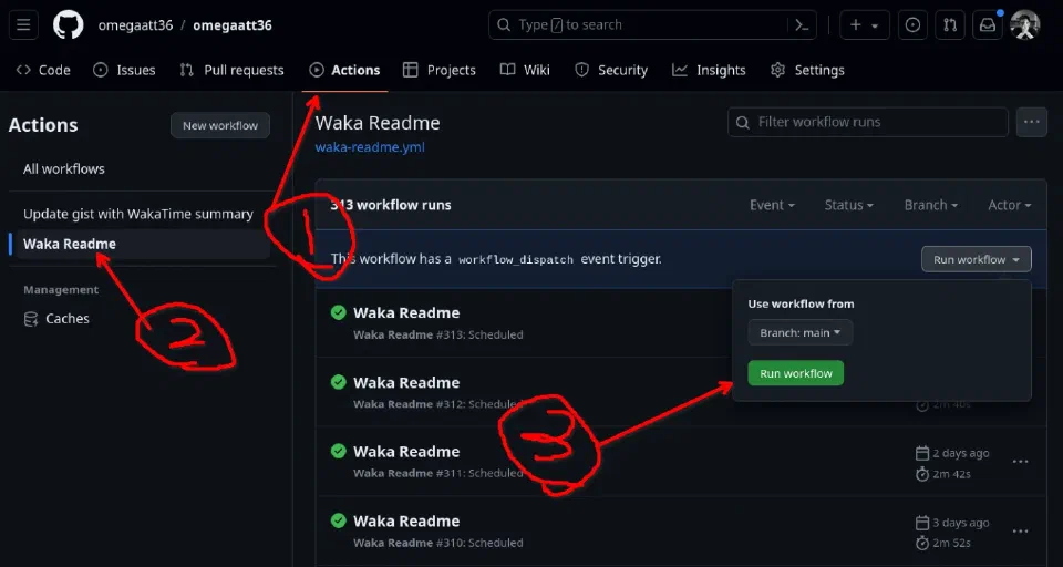 透過 WakaTime 幫助來紀錄自己做了哪些事，並製作獨特的 GitHub Profile